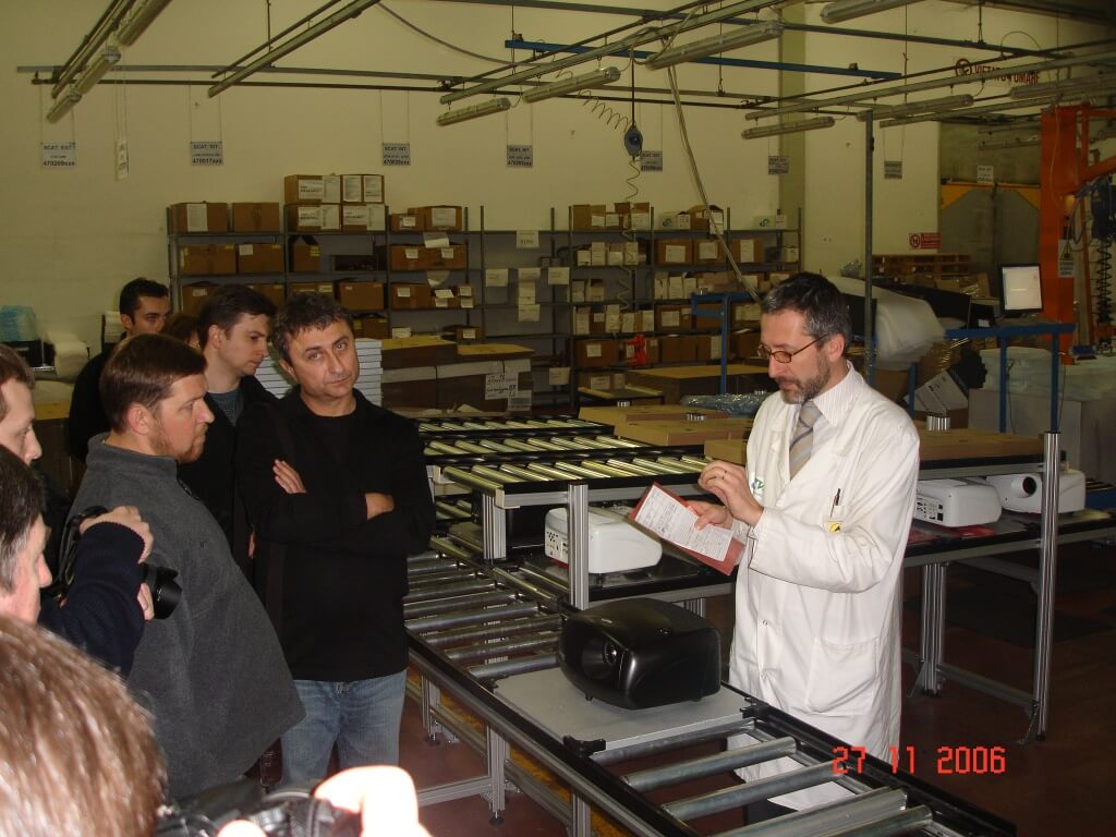 Посещение фабрики Sim2 (Италия) фото 9